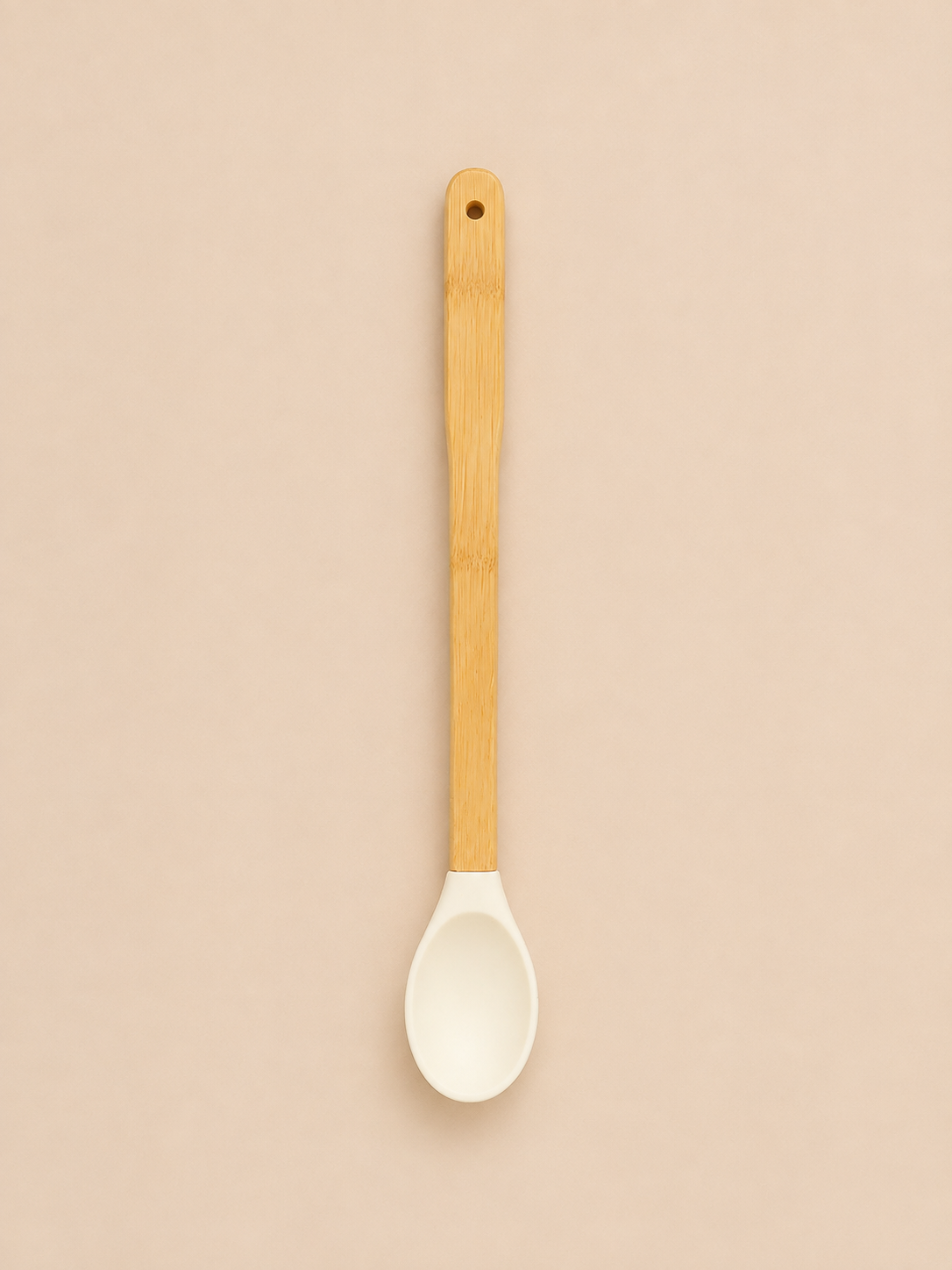 Vialora Home 5 Parça Mini Uzun Bambu Saplı Silikon Mutfak Gereçleri Seti | Spatula, Fırça ve Hamur Kazıyıcı