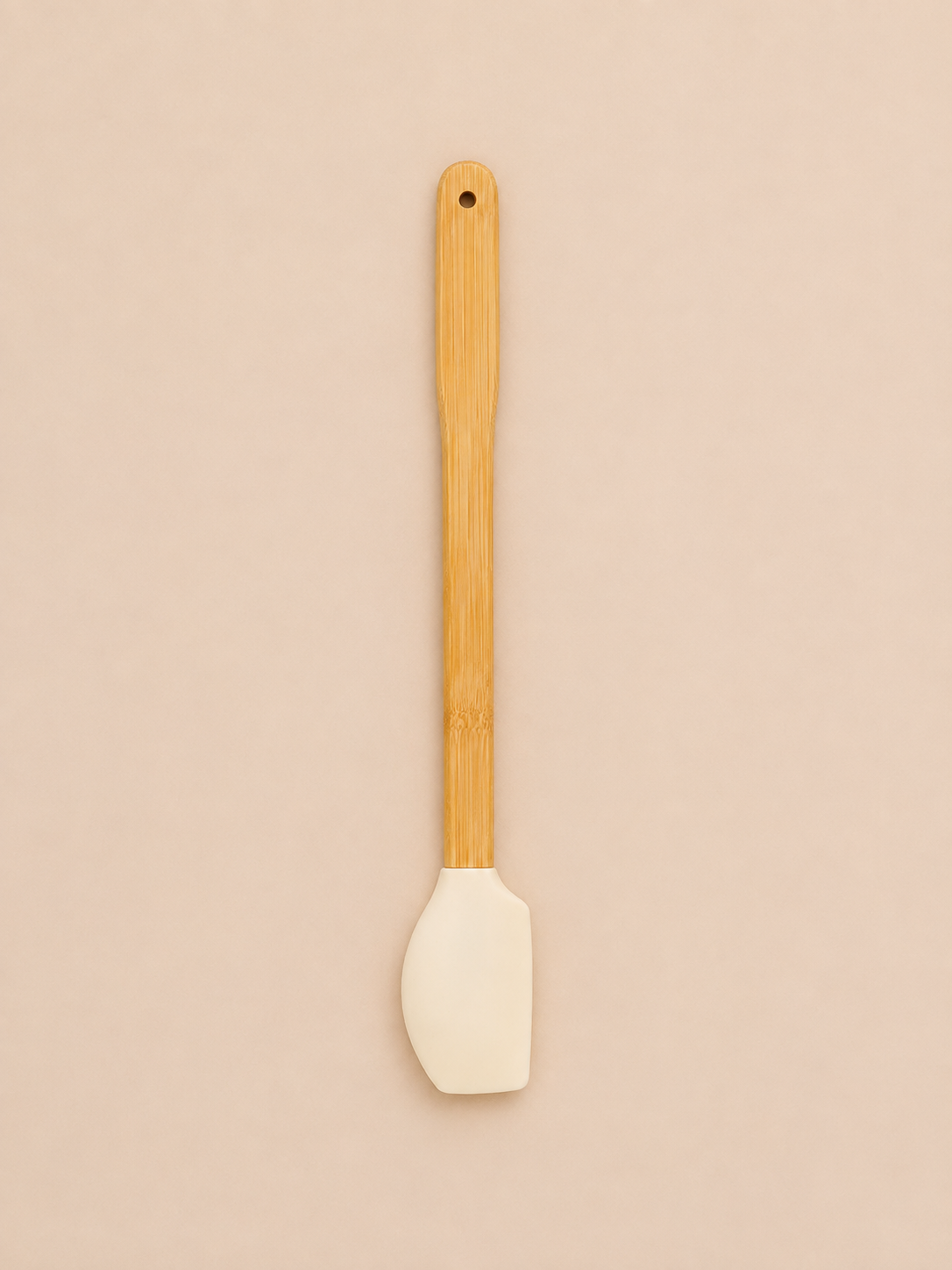 Vialora Home 5 Parça Mini Uzun Bambu Saplı Silikon Mutfak Gereçleri Seti | Spatula, Fırça ve Hamur Kazıyıcı