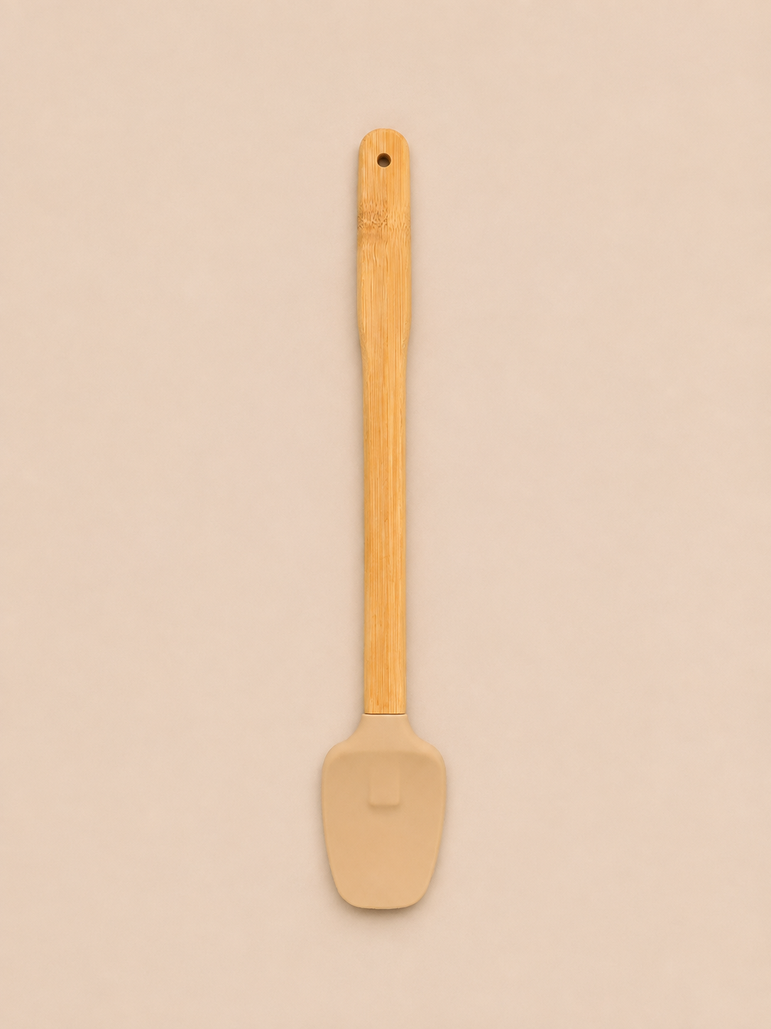 Vialora Home 5 Parça Mini Uzun Bambu Saplı Silikon Mutfak Gereçleri Seti | Spatula, Fırça ve Hamur Kazıyıcı