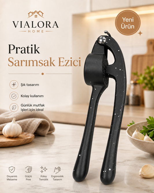 Vialora Home Pratik Sarımsak Ezici
