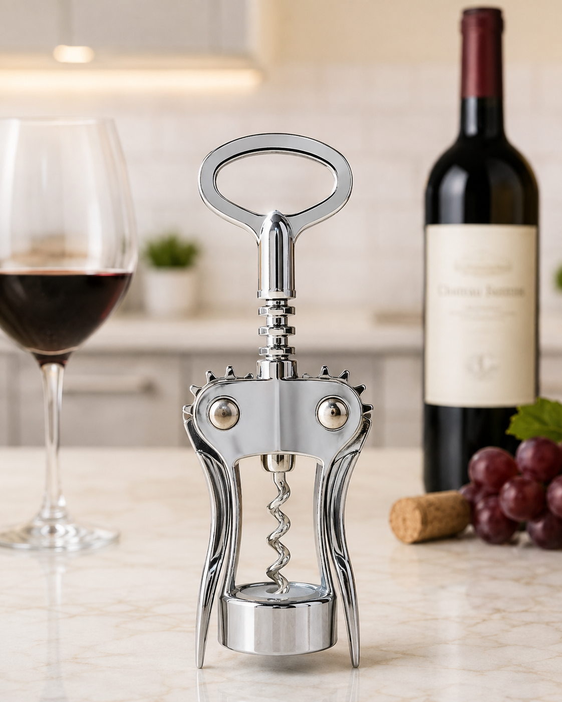 Vialora Home Çelik Tirbişon – Şişe Açacağı