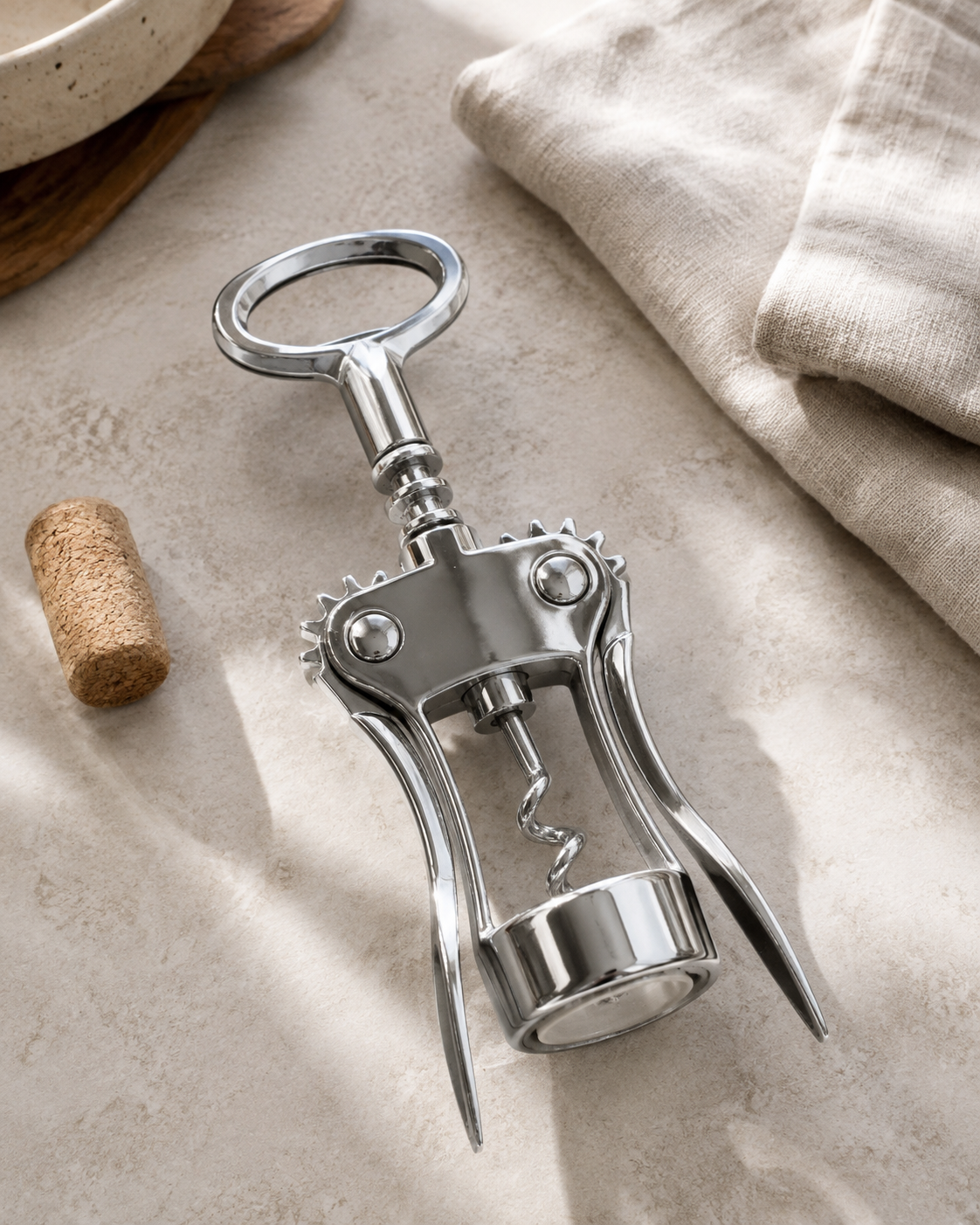 Vialora Home Çelik Tirbişon – Şişe Açacağı